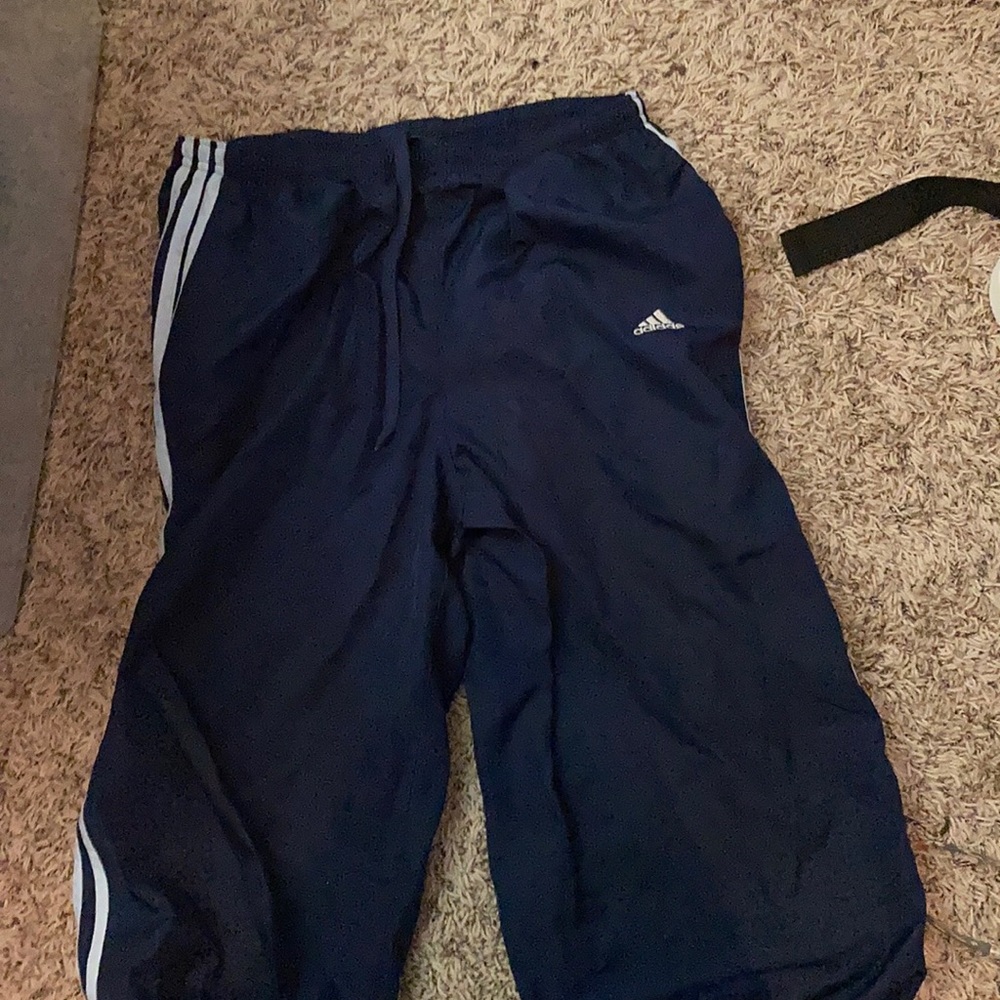 vintage Adidas womens navy running pants